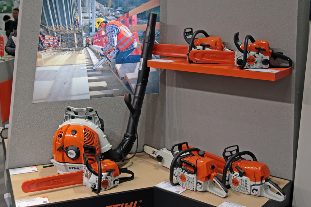 STIHL Products displayed in store